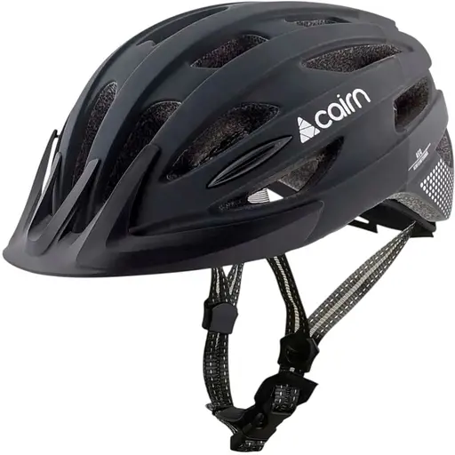 Велошолом Cairn Fusion LED USB Full Black M (1012-0300550-02-55-59)