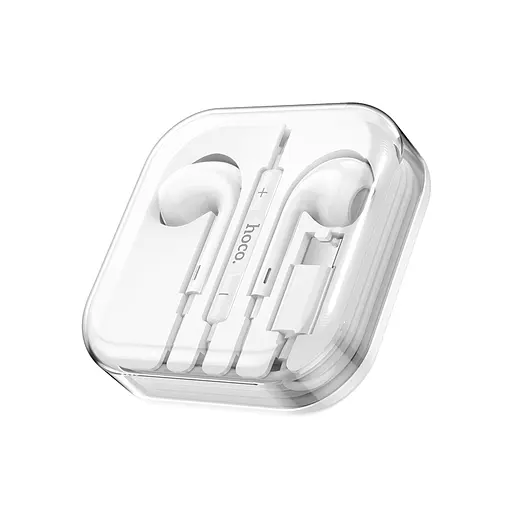 Навушники HOCO M1 Max crystal earphones for Type-C with mic White - фото 2