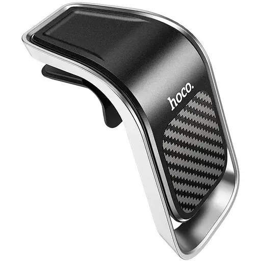 Крепление для телефона Hoco CA74 автомобильное Universe air outlet magnetic car holder черный/серый - фото 1
