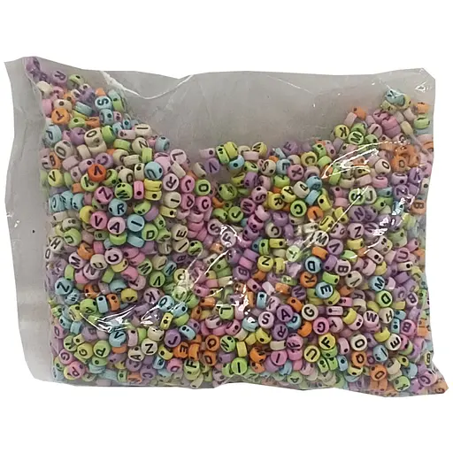 Набор для творчества Бусы бисер с буквами ЭД-415, 6 мм - фото 2