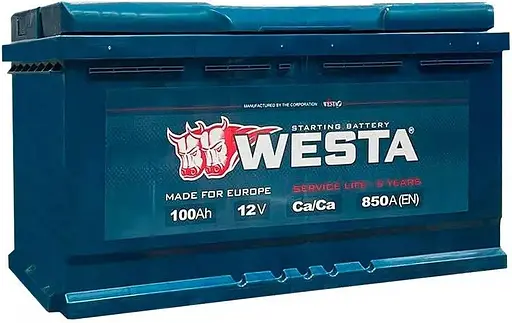 Автомобільний акумулятор Westa 6CT-100 АзЕ Premium (WPR100)