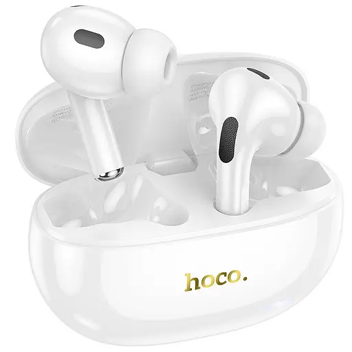 Навушники бездротові Hoco EW60 Plus Norman true wireless ANC BT headset білі - фото 2