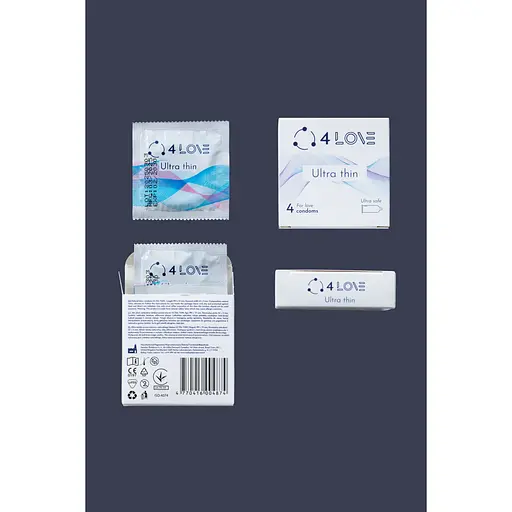 Презервативи 4Love Ultra thin ультра тонкі 4 шт. - фото 11