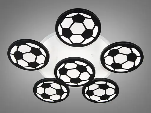 Светодиодная люстра футбольная тема, 105W, черного цвета - фото 3