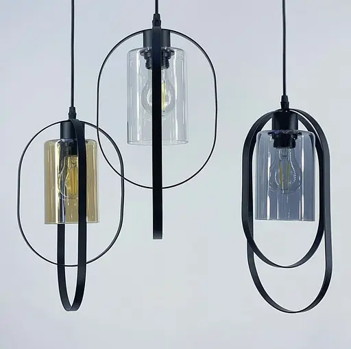 Підвісні мінімалістичні світильники в трьох кольорах плафону | Арт. 12513/1 | Line F - фото 1