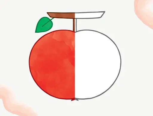 Малювалка для найменших: Дзеркальні розмальовки №1