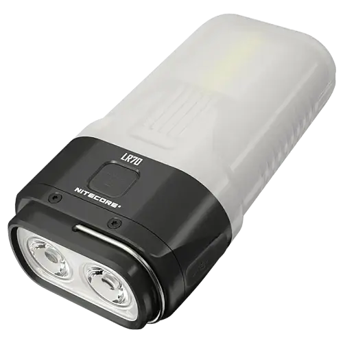 Ліхтар кемпінговий Nitecore LR70 з Power Bank та зарядним 3000лм Type-C