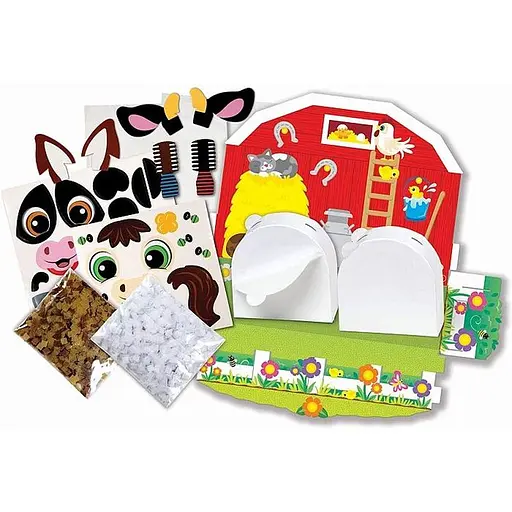 Набор для творчества Melissa & Doug Друзья фермы конфетти для изделий (MD30183) - фото 3