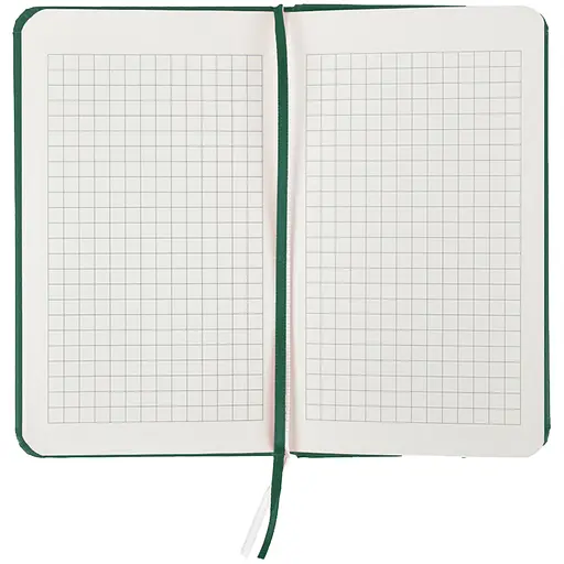 Книга записна Axent Partner в клітинку 95x195 мм 96 аркушів зелений ліс (8301-61-A) - фото 2