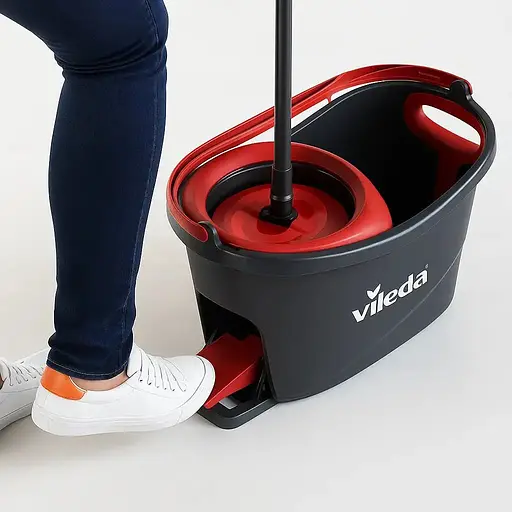 Швабра с ведром Vileda Turbo 2в1 Microfibre набор для уборки - фото 4