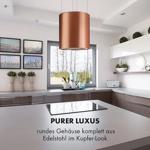 Вытяжка Klarstein Barett 558 м³/час островная (10035165) - фото 5