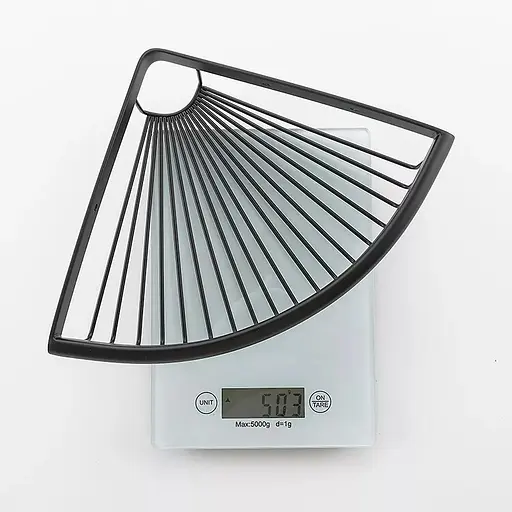 Полиця кутова Frap F352-6, Чорний матовий - фото 5