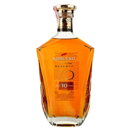 Бренді Koblevo Reserve 10 років витримки 40% в подарунковій упаковці 1.5 л (3 шт. х 0.5 л)  - фото 3