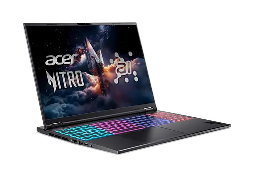 Ноутбук Acer Nitro 16S AN16S-61 16" WQXGA IPS AMD R7-350 32GB F1TB NVD5070Ti-12 Lin чорний - фото 4