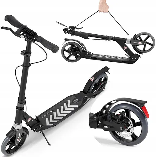 Самокат двухколесный Sesttino Shiro Grey - фото 2