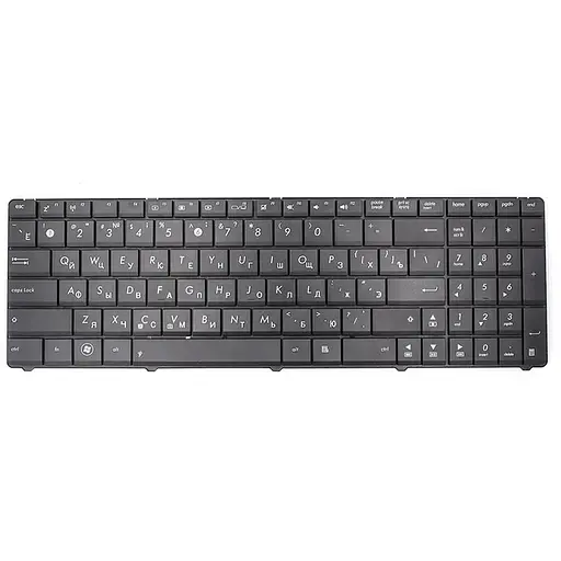 Клавiатура для ноутбука ASUS A53U, K53U чорний, без фрейма