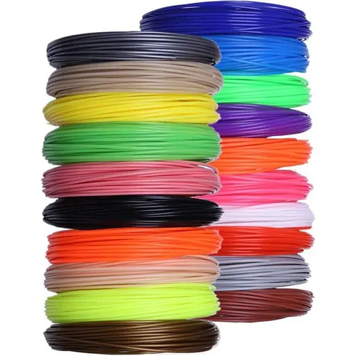 Набор PCL пластика для 3D ручкек Myriwell 20 цветов по 5м [112154]