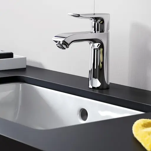 Змішувач для умивальника Hansgrohe Metris EcoSmart 31080000 Хром - фото 2