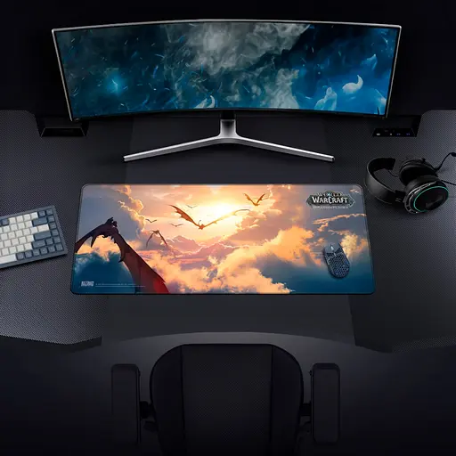 Килимок для миші World of Warcraft Dragonflight - Clouds, (Варкрафт) XL - фото 2