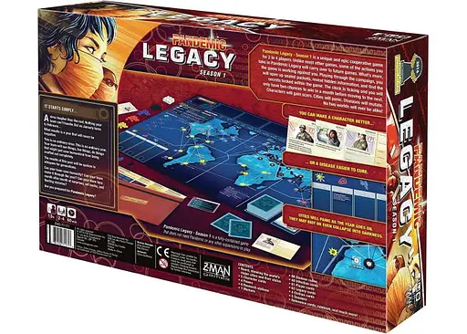 Настольная игра Ігромаг Пандемия Наследие: Сезон 1 (Красная коробка) (Pandemic Legacy: Season 1) (укр.) (7692) - фото 2