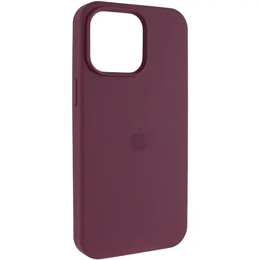 Чохол Epik Silicone Case AA Logo with MagSafe для Apple iPhone 11 Pro Max 6.5 Бордовий/Plum - фото 1