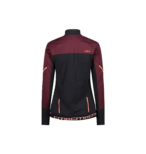 Кофта CMP Women's Full-Zip Hybrid Jacket Burgundy XS (1097-31A2466-C919 36) - фото 2