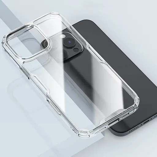 Чохол TPU Nillkin Nature Pro Series для Apple iPhone 16 Pro 6.3 Безбарвний прозорий - фото 6