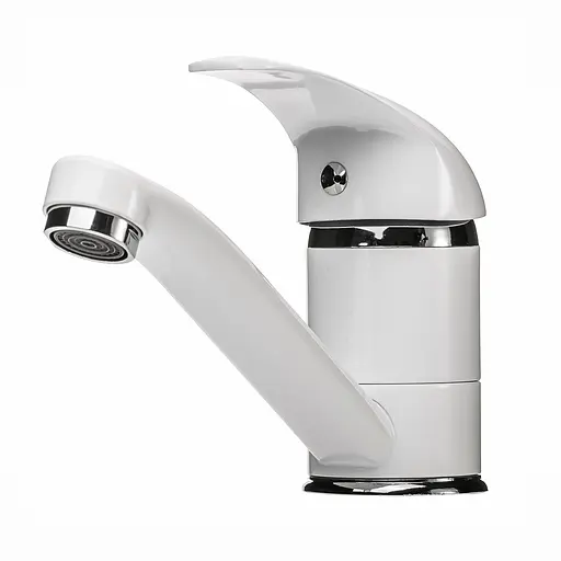 Змішувач для умивальника EcoMix GEZ-White-203M Білий - фото 3