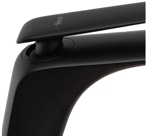 Смеситель для умывальника Rea Jager низкий black REA-B5121 Черный матовый - фото 3