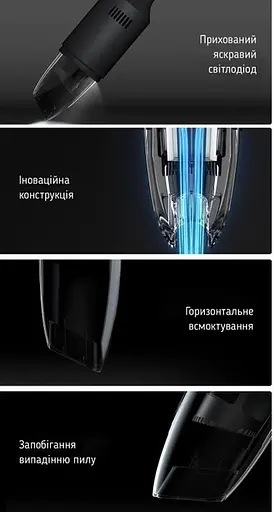Ручной пылесос Xiaomi Shunzao Z1 Pro Black - фото 4