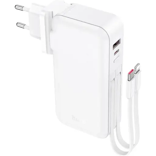 Зовнішній акумулятор Hoco J126 Travel 10000mAh 22.5W White (615730) [107511] - фото 2