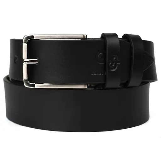Ремінь шкіряний Grande Pelle чорний 120х3.5х0.5 см acs0032059 - фото 4