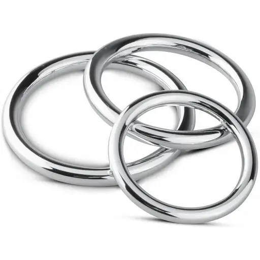 Набор эрекционных колец Sinner Gear Unbendable - Cock/Ball Ring & Glans Ring Set