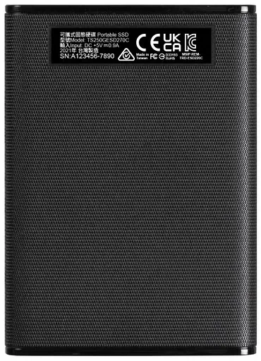 Портативный SSD Transcend USB 3.1 Gen 2 Type-C ESD270C 1 ТБ - фото 8