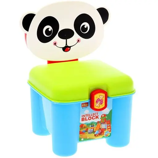 Конструктор Bambi 3166A для малышей 3 в 1 46 деталей Пандочка - фото 1