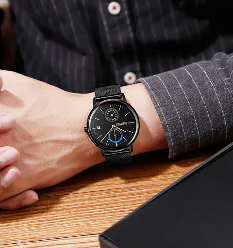 Наручний годинник чоловічий Skmei 9182 Black, 9182BK (18399) - фото 4