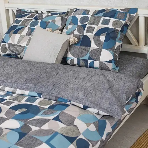 Комплект постільної білизни Viluta полуторний ранфорс 22198 100% бавовна - фото 2