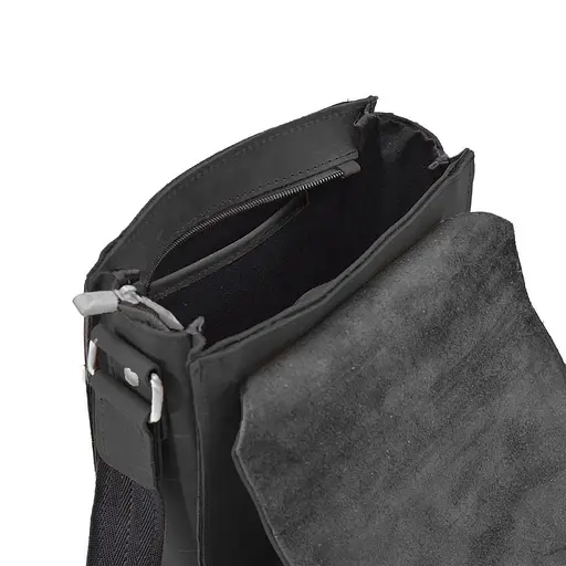 Чоловіча шкіряна сумка через плече TARWA 26х22х6 см sum0025883 - фото 2