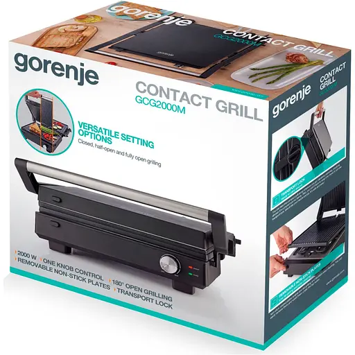 Електрогриль Gorenje GCG2000M (744407) [120542] - фото 8