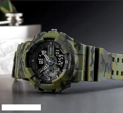 Наручний тактичний годинник Skmei 1688 (Камуфляж) - фото 6