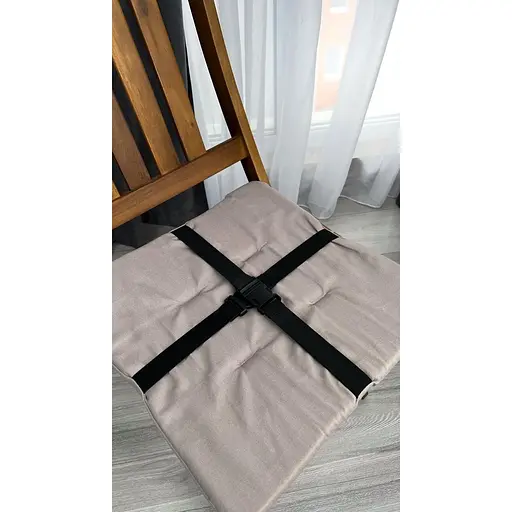 Водоотталкивающая подушка на стул Капучино однотон (2 шт.) - фото 9