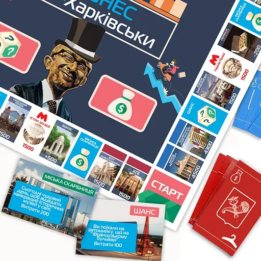 Настільна гра FlixPlayМонополія Бізнес по-Харківськи PLR-0027 - фото 6