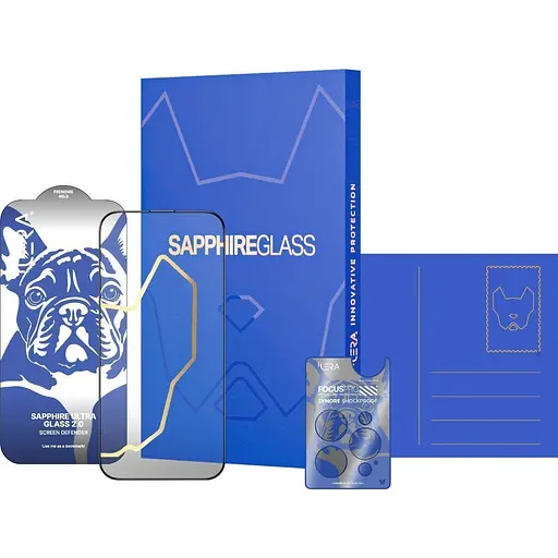 Захисне скло iLera Sapphire Ultra + Glass для Apple iPhone 17 Pro (ILSPDLPL17Pr) [144392] - фото 3