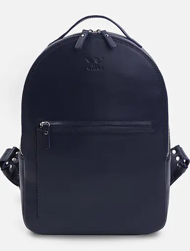 Кожаный рюкзак Groove M синий - фото 1