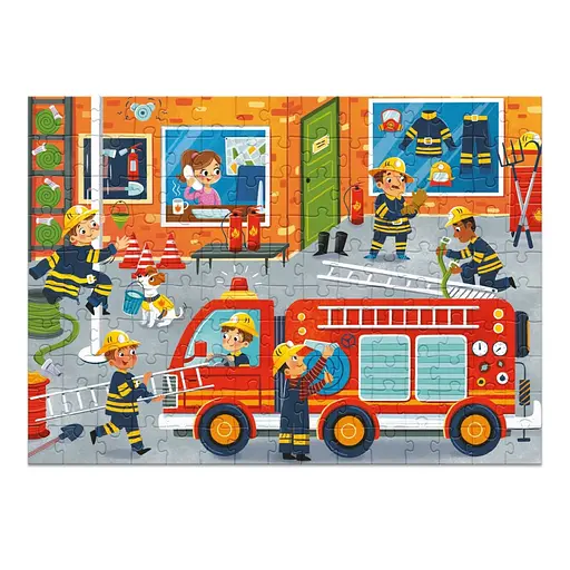 Пазл дитячий "Професії. Пожежник" DoDo Toys 300702, 150 елементів - фото 2