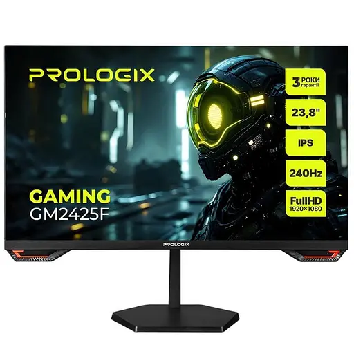 Монітор ProLogix 23.8" Gaming GM2425F Black FHD IPS 240Hz (GM2425F) - фото 1