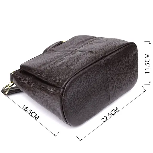 Женская сумка Vintage из натуральной кожи с удобной внутренней организацией 22.5х16.5х11.5 см sum0027555 - фото 3