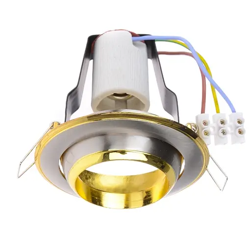 Светильник точечный Brille поворотный RO-50C SN/G 161251