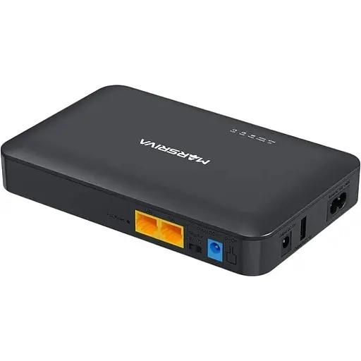 ДБЖ Marsriva DC UPS для роутерів KP2Plus 240VAC 2xDC+PoE24V1A+USB OUT, 2x5V/9V/12V1.5A 18W 16000mAh