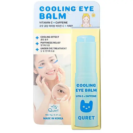 Бальзам для глаз Quret Cooling охлаждающий 9 г - фото 3